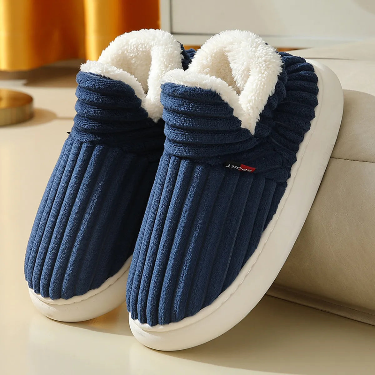 Unisex Warm Fur Slippers